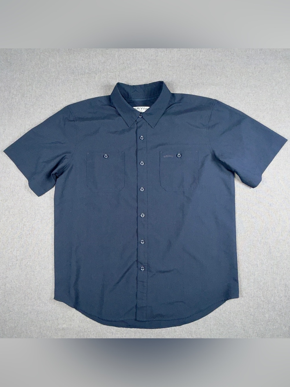 ORVIS TECH Shirt Blue Men’s LG NWOT